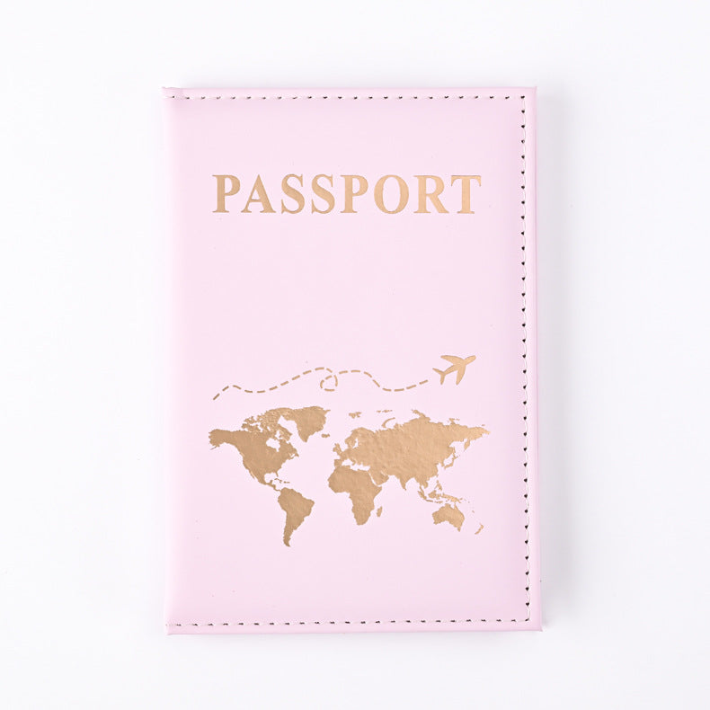 World Map Passport Cover