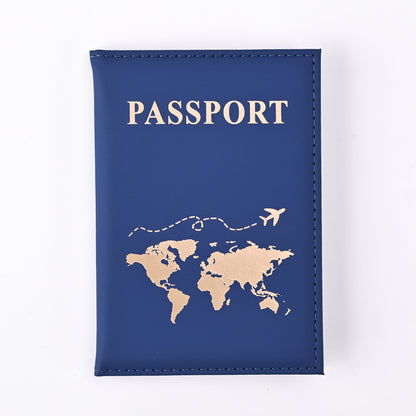 World Map Passport Cover