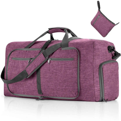 Large Capaci Handheld Travel Bag Sports Bag Fitn Lage Bag Durable ABS PC Material with Rod Casual Pure Color Pattern