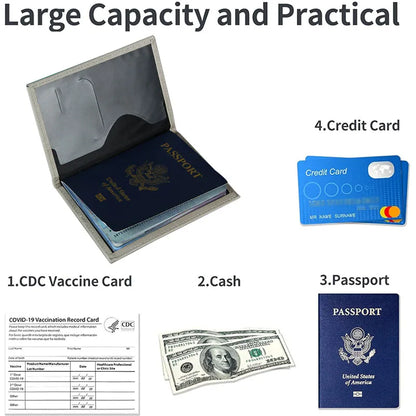 Lover the World Map Passport Cover Hot Stamping Simple Plane Women Men Travel Passport Case Holder Fashion Wedding Gift
