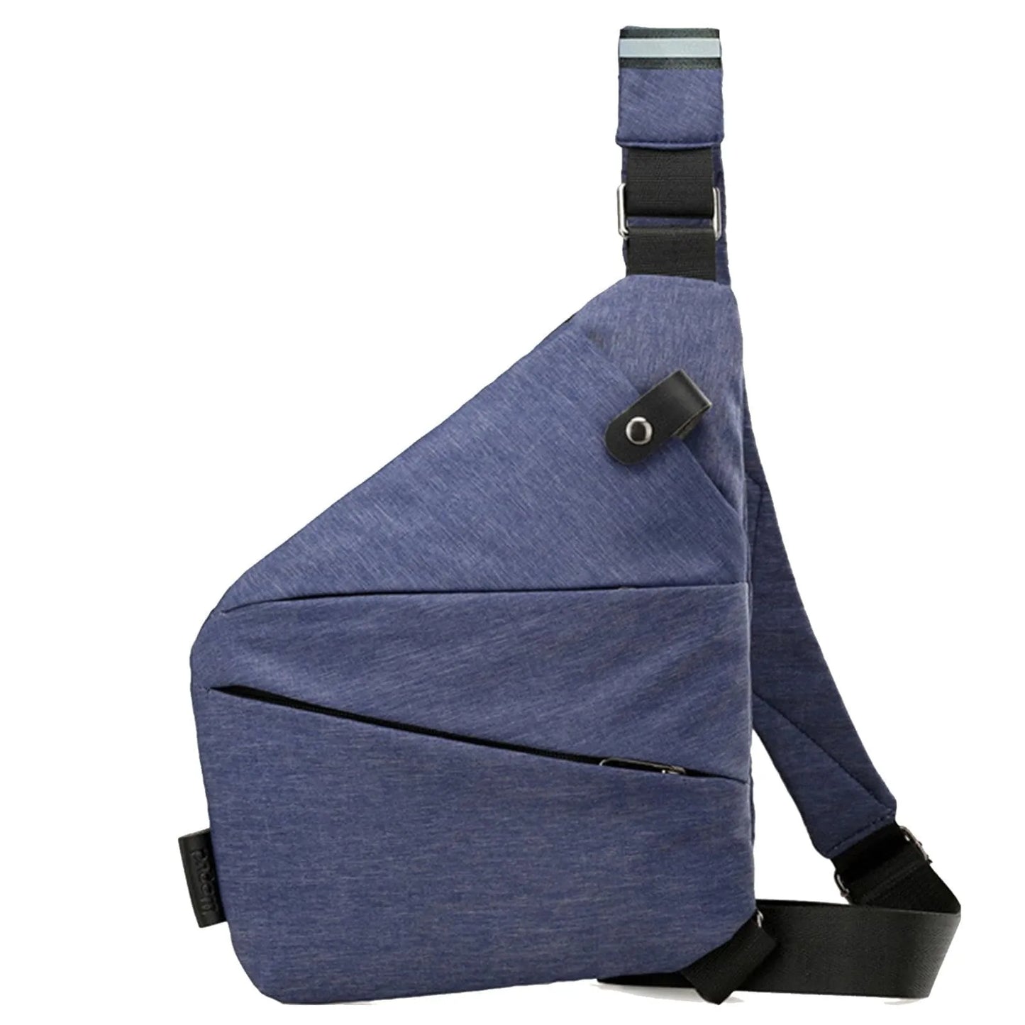 Trapez Multifunctional Chest Bag Men'S Fashion Trend Nylon Cloth Shoulder Bag Korean Style Casual Waterproof Messenger Bag