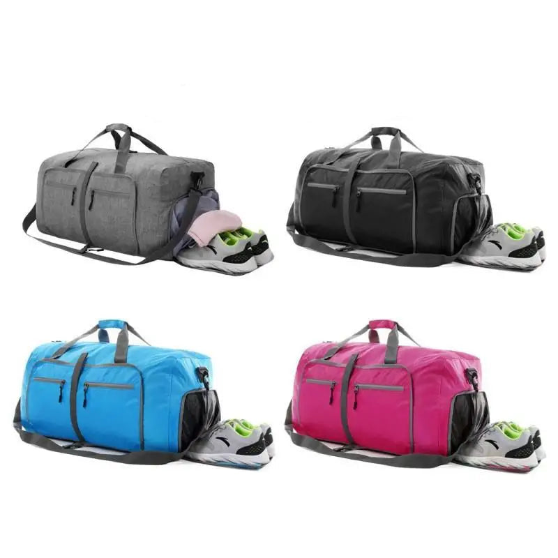 Large Capaci Handheld Travel Bag Sports Bag Fitn Lage Bag Durable ABS PC Material with Rod Casual Pure Color Pattern