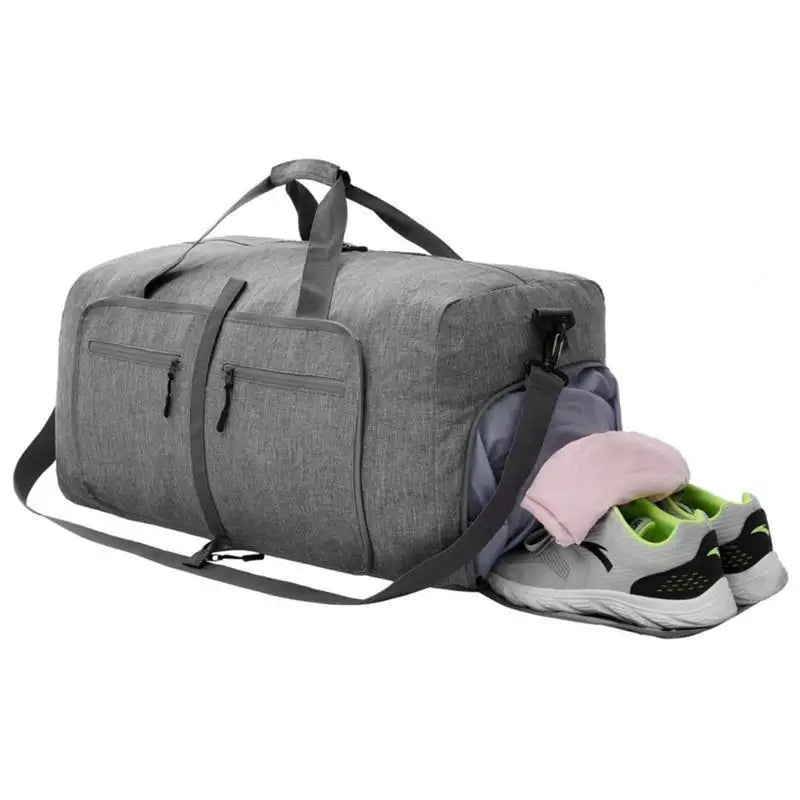 Large Capaci Handheld Travel Bag Sports Bag Fitn Lage Bag Durable ABS PC Material with Rod Casual Pure Color Pattern