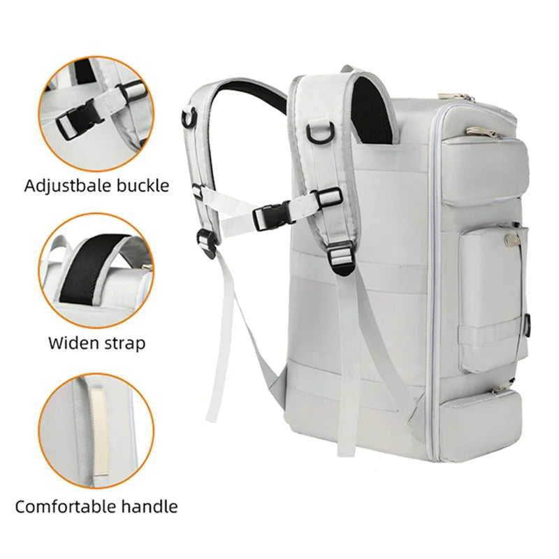 Large Capacity Gym Bag Travel Backpack Wet Dry Separation Shoulder Bags Outdoor Sports Backpacks Yoga Fitness Training Bags Pack