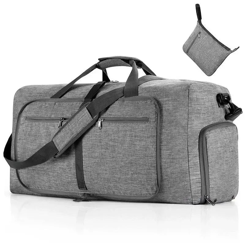 Large Capaci Handheld Travel Bag Sports Bag Fitn Lage Bag Durable ABS PC Material with Rod Casual Pure Color Pattern