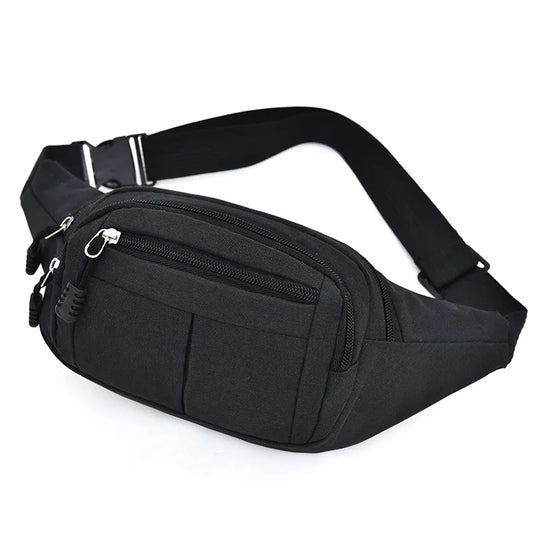 Men'S Breast Package Waterproof Outdoor Sports Bag Pouch Korean-Style Waist Bag Fanny Pouch Crossbody Male Banana Bag Purse